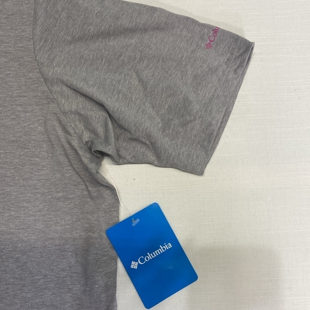 Columbia North Cascades Relaxed Tee Shirt Grey Size XS - Picture 6 of 12